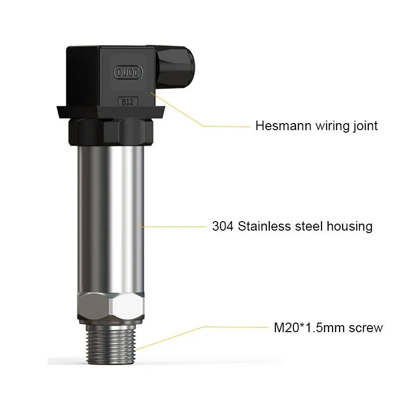 Датчик давления Pressure Transmitter 4-20mA Output 0-700-3500bar Liquid High Pre — фото лота 2