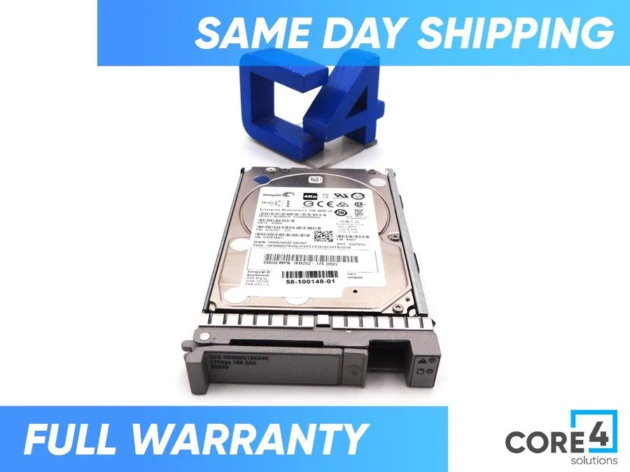 Жёсткий диск Cisco UCS-HD600G10KS4K 600GB 12Gb/s 2.5" 10K SAS HDD 58-100148-01