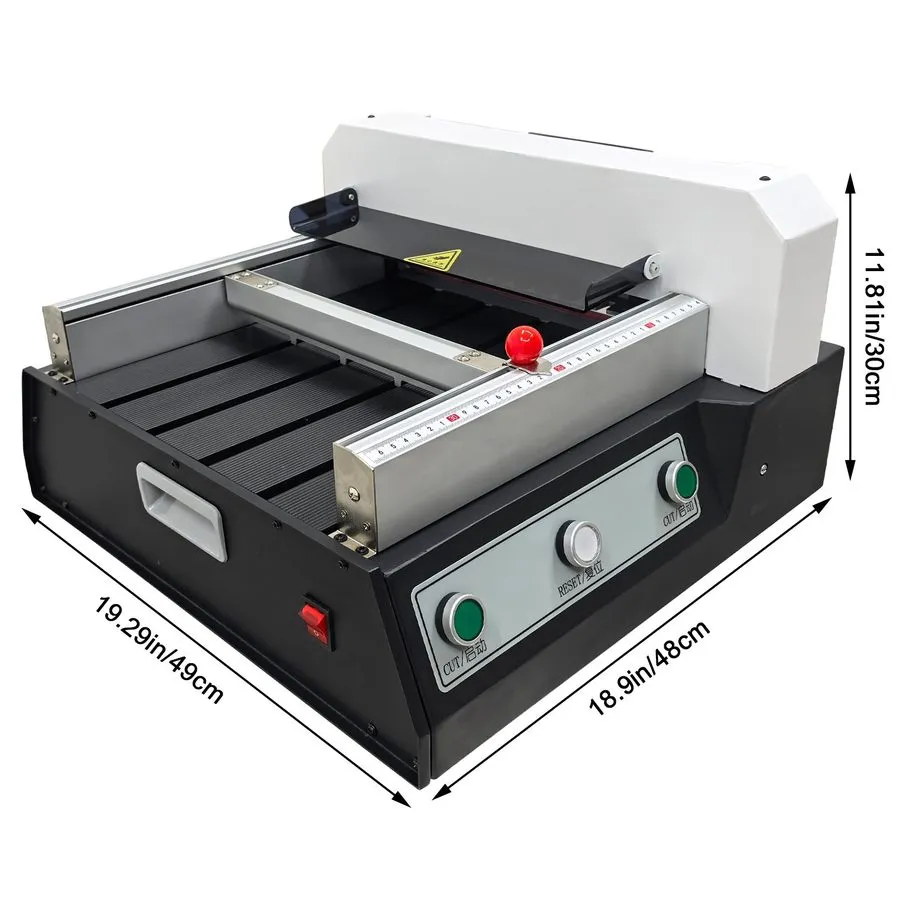 Резак для бумаги 320mm/12.6in Desktop Electric Paper Cutter Guillotine Paper Tri — фото лота 1
