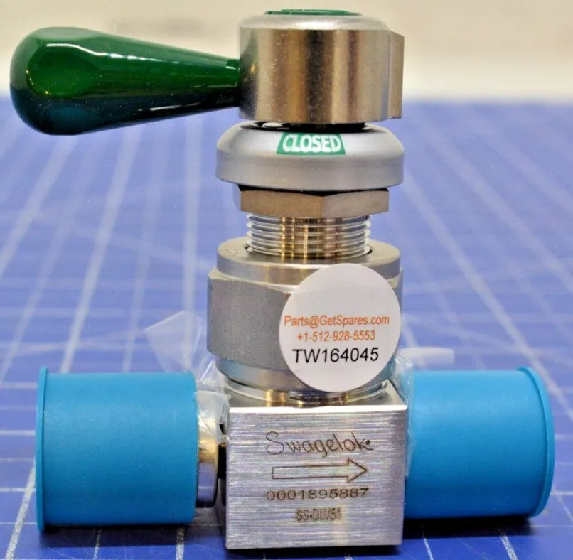 Клапан Swagelok SS-DLV51 High Purity, Pressure Diaphragm Sealed Valve FNSP