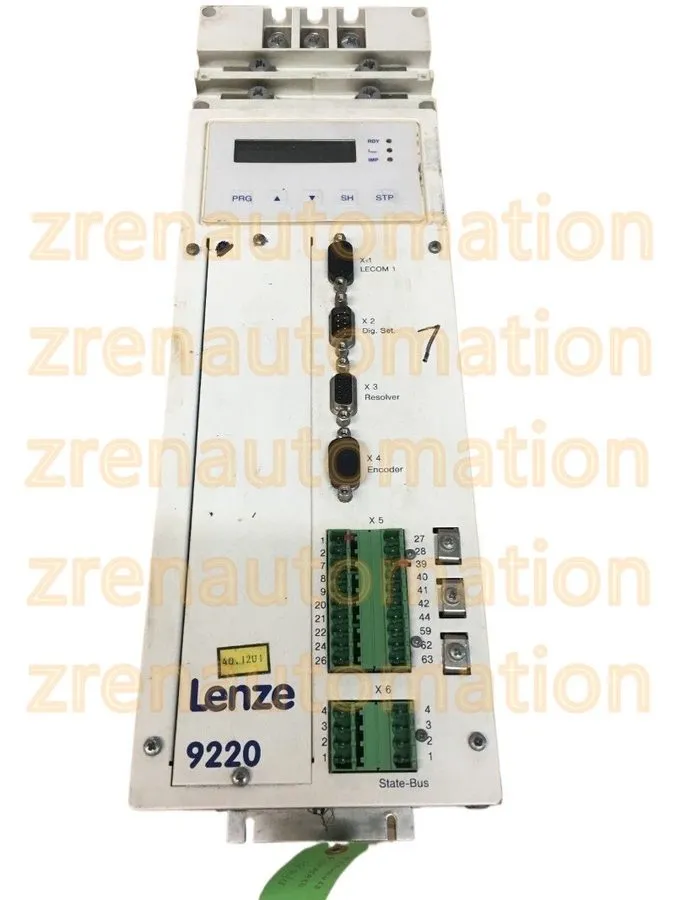 Сервопривод LENZE EVS9222-E 00384878 SERVO DRIVE 4.5A 540/650VDC 0-300Hz WOW