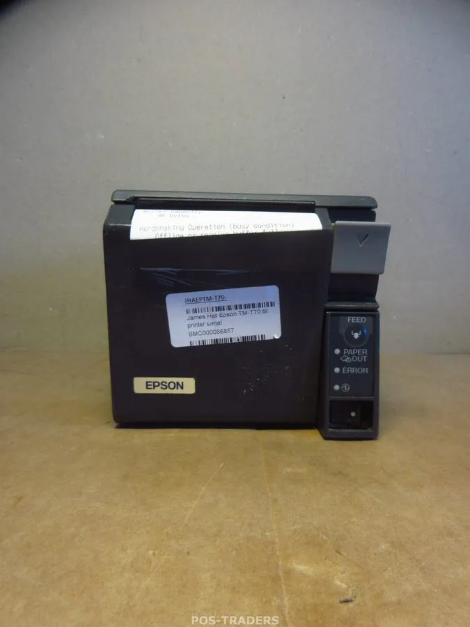Принтер этикеток Epson TM-T70 POS Thermal Receipt USB Printer M225A Dark Gray Au