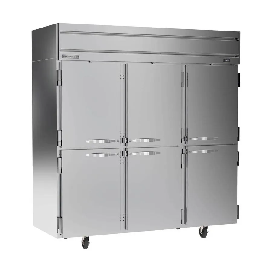Холодильный шкаф Beverage Air HRP3HC-1HS 78" 3-Section Reach-In Refrigerator w/  — фото лота 1