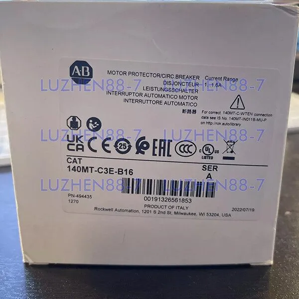 Автоматический выключатель Allen Bradley 140MT-C3E-B16 Motor Protection Circuit 