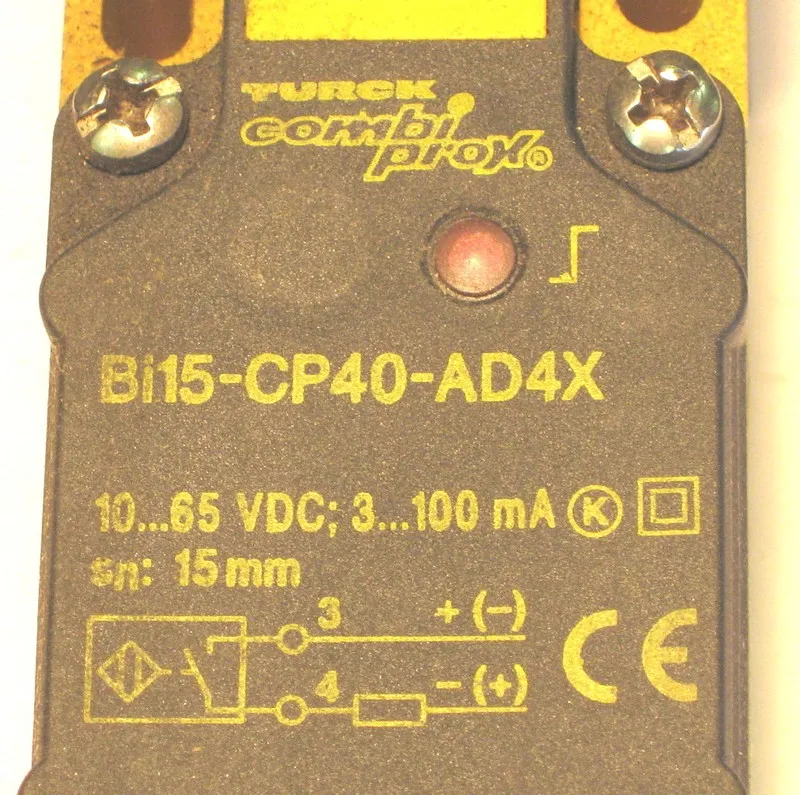 Датчик приближения TURCK Bi15-CP40-AD4X P/N 4660 INDUCTIVE PROXIMITY SENSOR UNUS