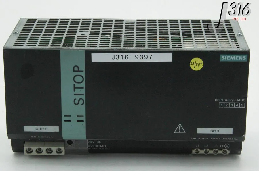 Блок питания Siemens SITOP Modular Stabilized Power Supply 6EP1437-3BA00