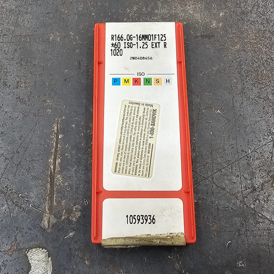 Режущий инструмент Sandvik R166.0G-16MM01F125 ISO-1.25 EXT R 10593936 1020 Carbi