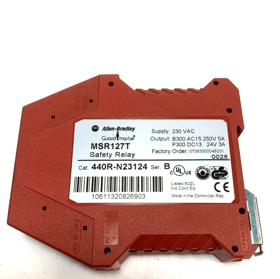 Реле безопасности Allen-Bradley 440R-N23124 Guardmaster MSR127T Safety Relay