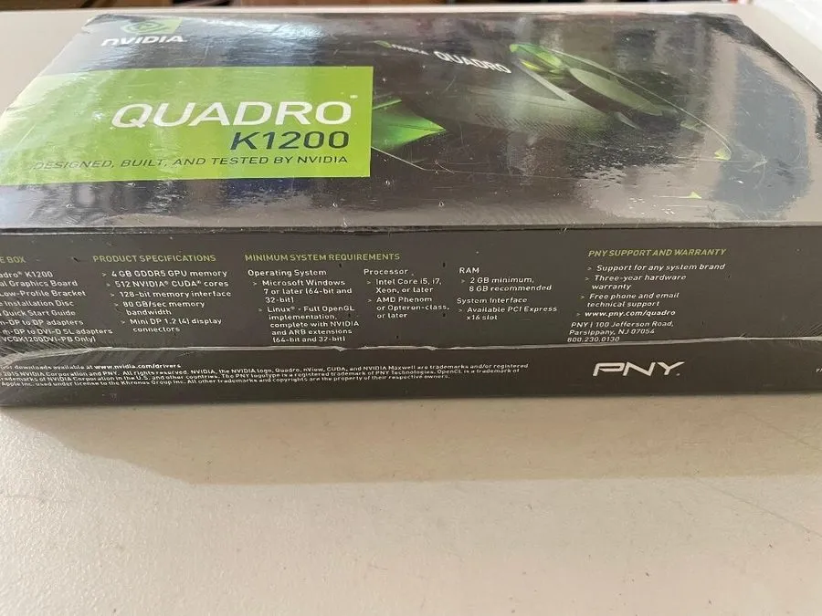 GPU-ускоритель NVIDIA Quadro K1200 4 GB GDDR5 PCI Express 2.0 16X Graphics Video — фото лота 1