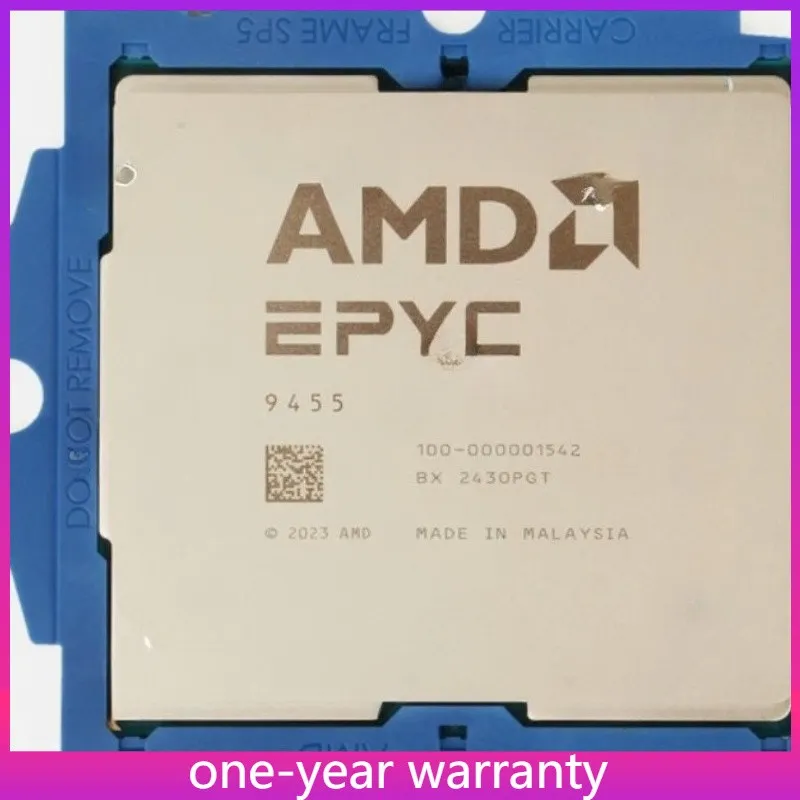 Сервер AMD EPYC 9455 CPU 48 Cores 3.15GHz SP5 300W Server Processors 100-0000015 — фото лота 1