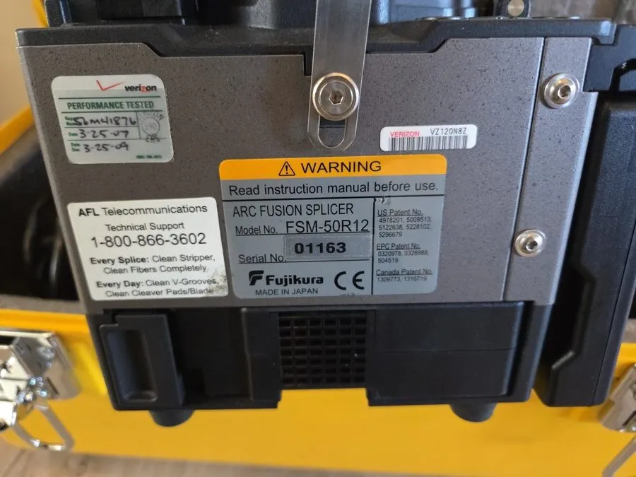 Сварочный аппарат Fujikura FSM-50R12 Arc Fusion Splicer Fiber Optic ARC Splicer — фото лота 2