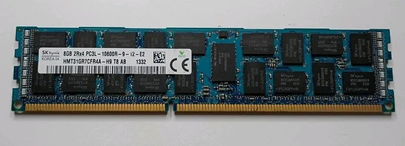 Модуль памяти Hynix 8GB 2Rx4 PC3-10600R DDR3 ECC Server RAM HMT31GR7CFR4A-H9