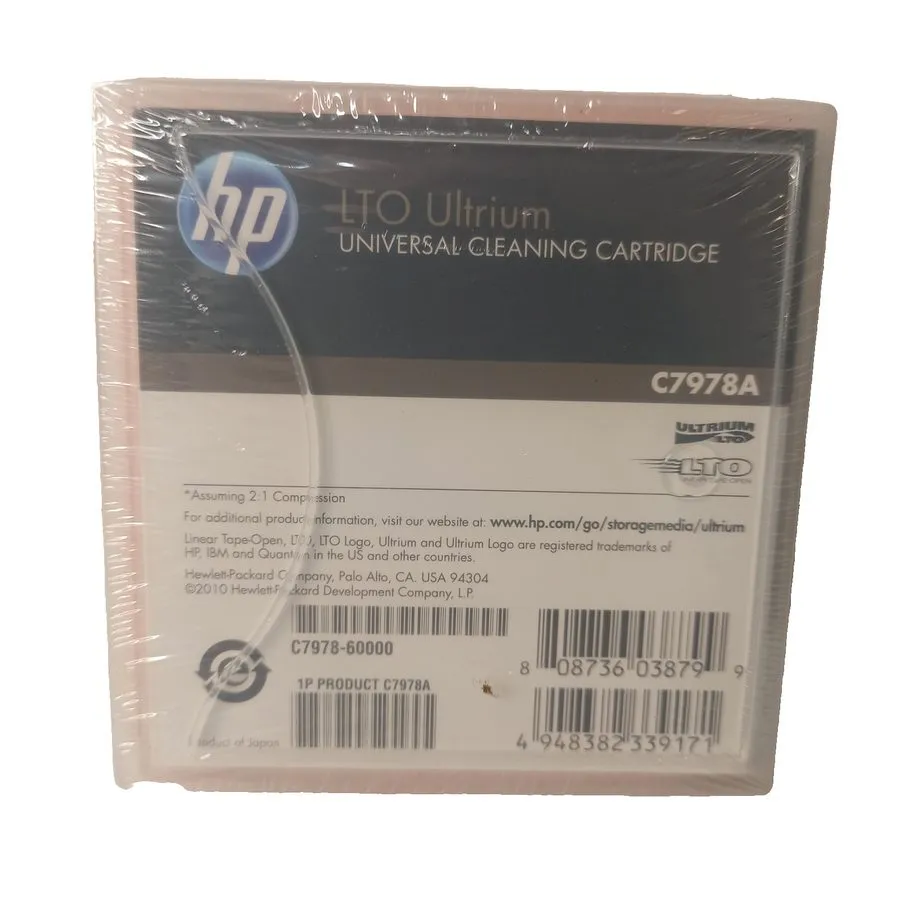 Ленточный привод HPE LTO Ultrium Universal Cleaning Cartridge (C7978A)