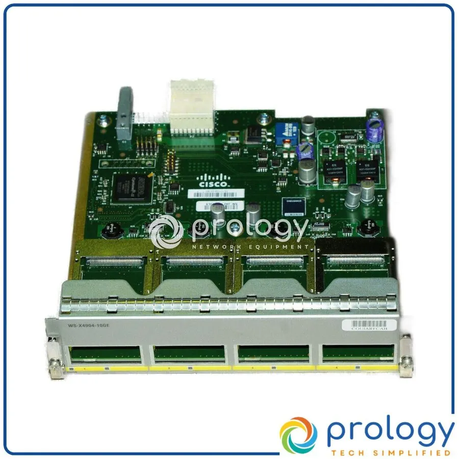 Коммутатор Cisco WS-X4904-10GE 4x10GE Port Switching Module X2 Interface TaxInv