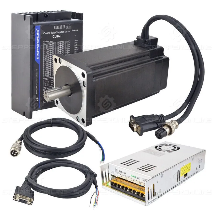 Редуктор Nema34 12Nm Closed Loop Stepper Servo Motor Hybrid Driver Kit