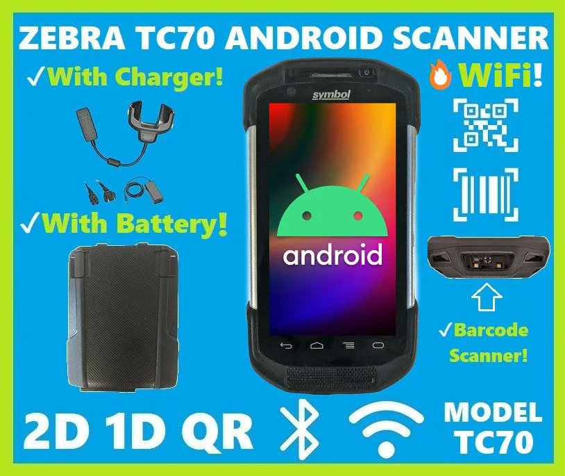 Терминал сбора данных Zebra TC22 Wireless Inventory Handheld, Android 14, 2D/1D/