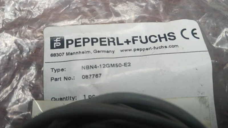 Датчик приближения Pepperl + Fuchs NBN4-12GM50-E2 Proximity Sensor, A0232 — фото лота 1