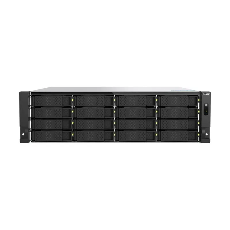 Сетевое хранилище QNAP TS-h1677AXU-RP 16-Bay 3U Rackmount NAS Enclosure,R7 7000, — фото лота 1