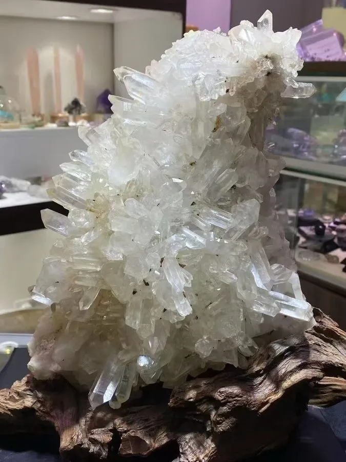 Лабораторный прибор 12.32LB TOP Natural Yellow gum flower quartz carved crystal  — фото лота 1