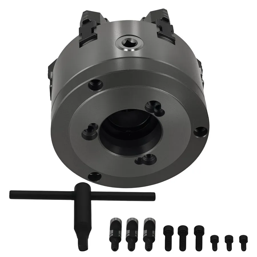 Режущий инструмент Cast Iron Self Centering 6-Jaw Lathe Chuck K13-160A D1-4 160m — фото лота 1
