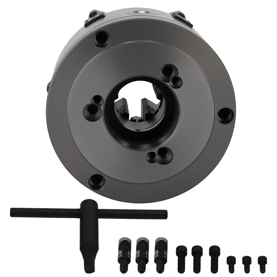 Режущий инструмент Cast Iron Self Centering 6-Jaw Lathe Chuck K13-160A D1-4 160m — фото лота 2