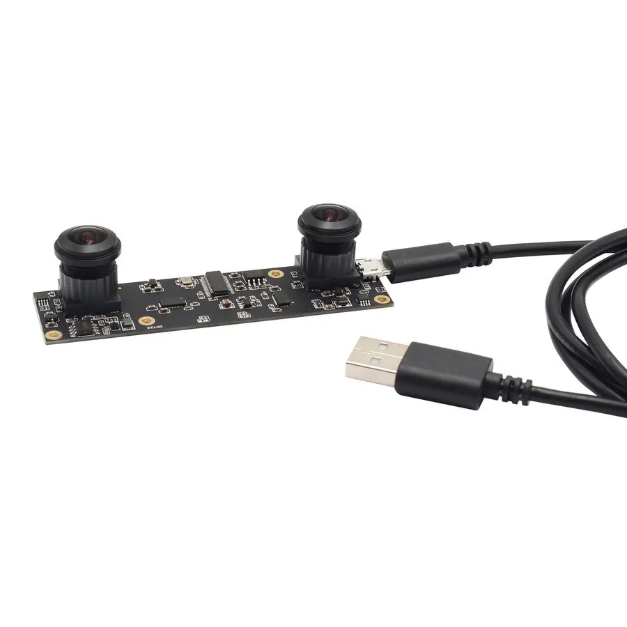 Камера машинного зрения CCTV 2MP 1080P USB UVC Camera Module 180degree Fisheye L