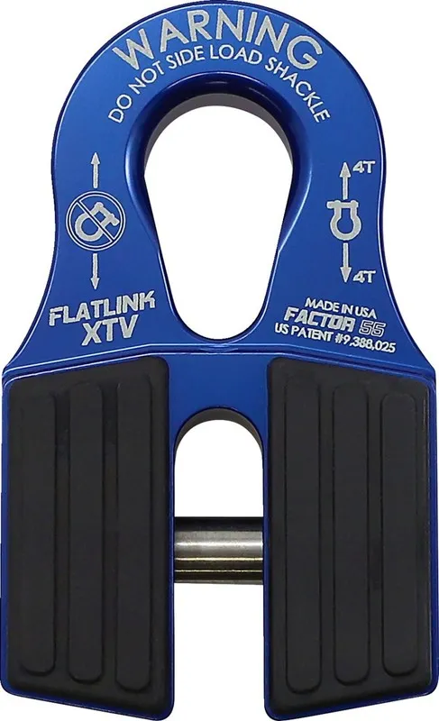 Такелажная скоба Factor 55 00070-02 Flatlink Xtv Winch Shackle Mount Blue