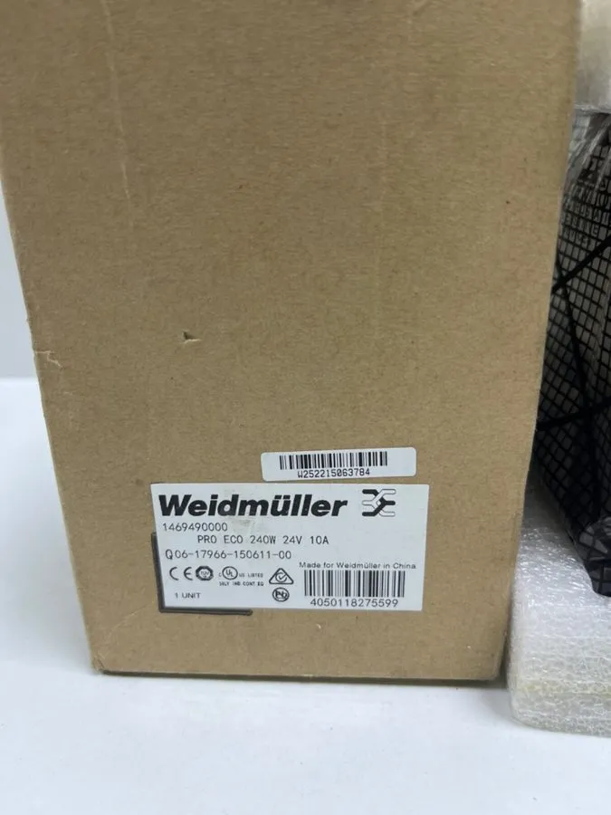 Блок питания Weidmüller PROeco 240W 24V 10A DIN Rail Power Supply 1469490000