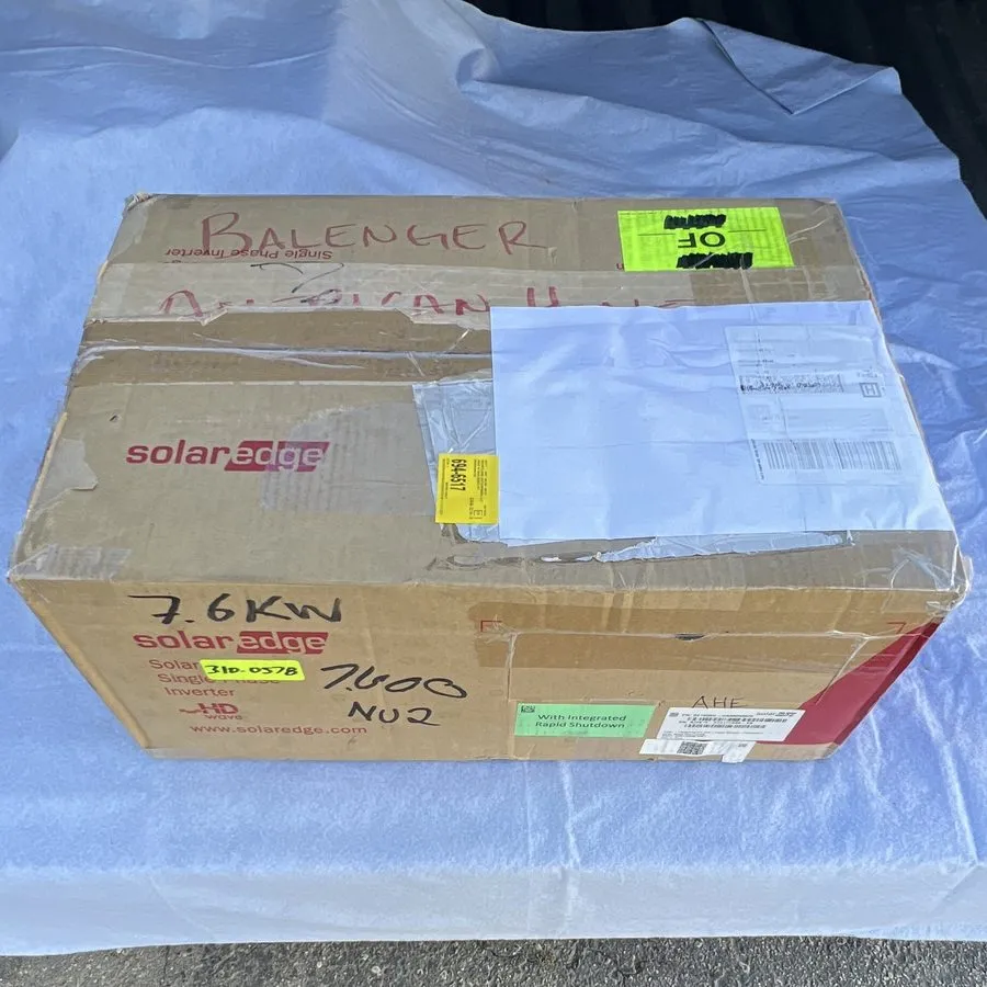 Энергооборудование SolarEdge SE7600H-US000NNU2 7.6kW 240VAC Grid-TieString Newbo — фото лота 1