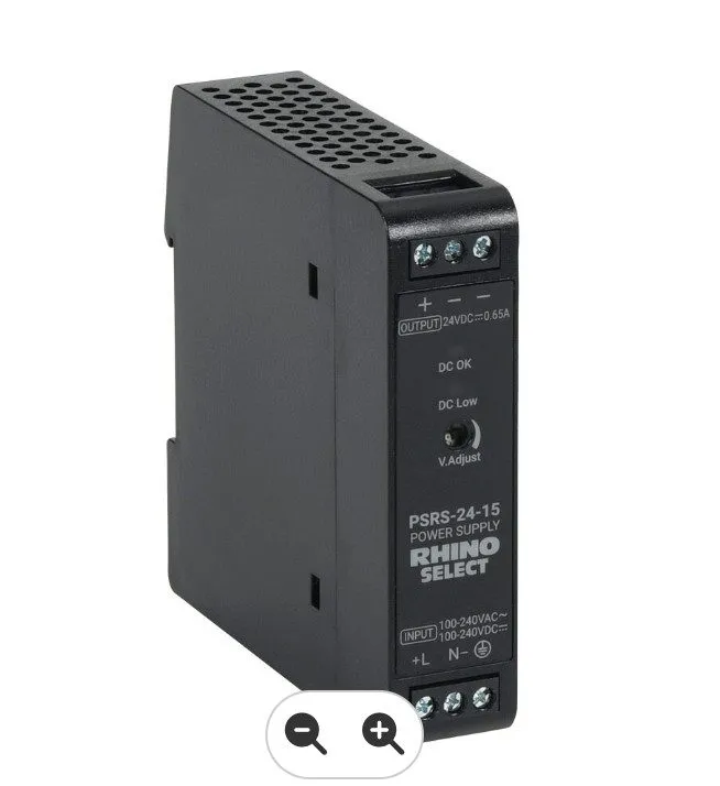 Блок питания RHINO SELECT PSRS-24-15 24VDC 0.65A 15W DIN Rail Power Supply