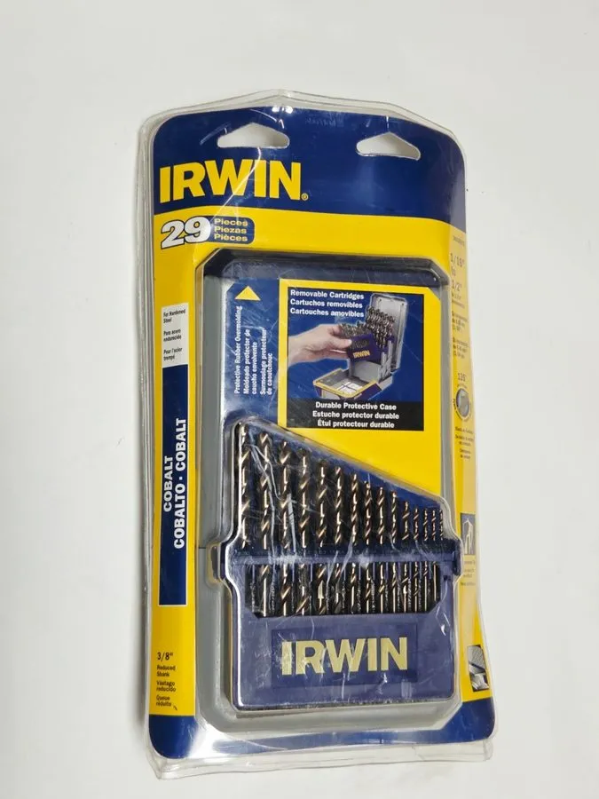 Режущий инструмент Irwin Hanson 3018002 Heavy Duty Cobalt Drill Bit Set M35 Hard
