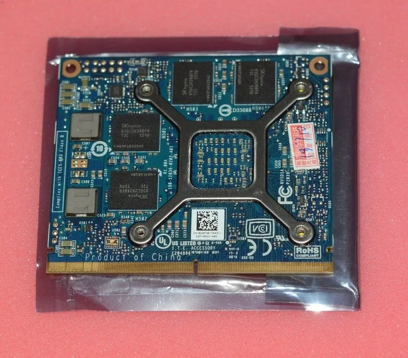 GPU-ускоритель NVIDIA QUADRO K2100m 2GB N15P-Q3-A1 HP 734277-001 MXM 3.1 Graphic