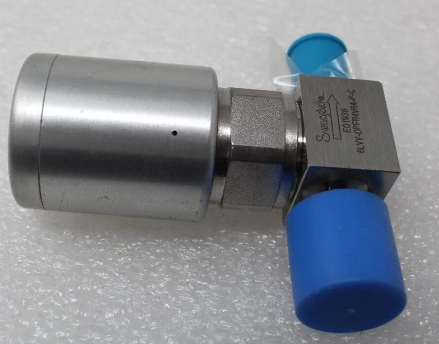 Клапан Swagelok 6LVV-DPFR4VR4-P-C 316 VAR-VIM, 1/4" Diaphragm Valve — фото лота 1