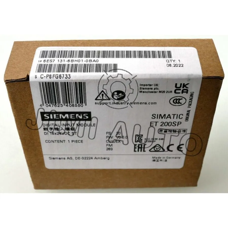 Модуль ввода-вывода 6ES7131-6BH01-0BA0 SIEMENS SIMATIC ET 200SP DI 16x 24V DC ST