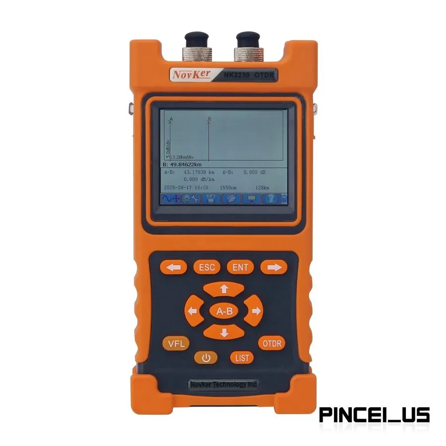 Тестер NK2230 OTDR Optical Time Domain Reflectometer 1310/1550nm 32/30db With VF — фото лота 2