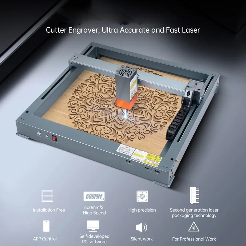 Лазерный гравёр Swiitol E18 Pro 18W Laser Engraver High Speed 36000mm/min CNC Cu