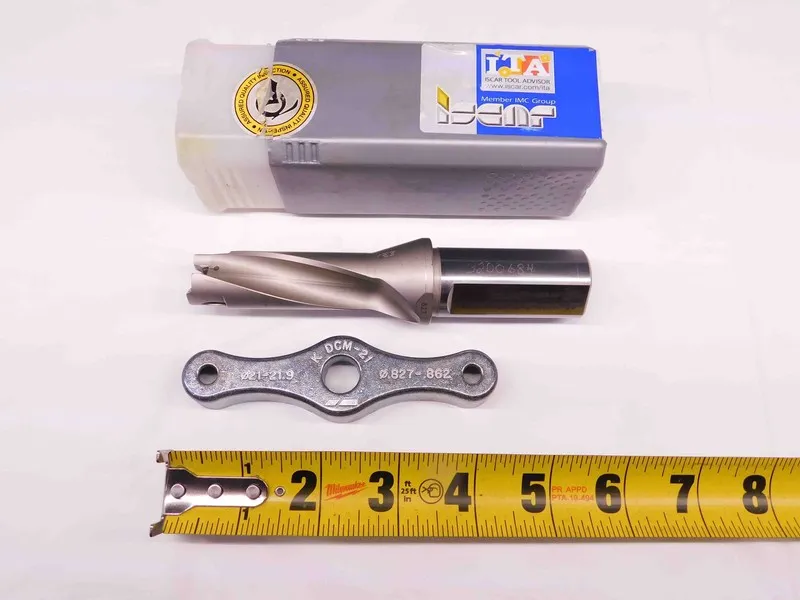 Режущий инструмент ISCAR .827 .862 O.D. INDEXABLE INSERT DRILL DCM 0827-248-100A