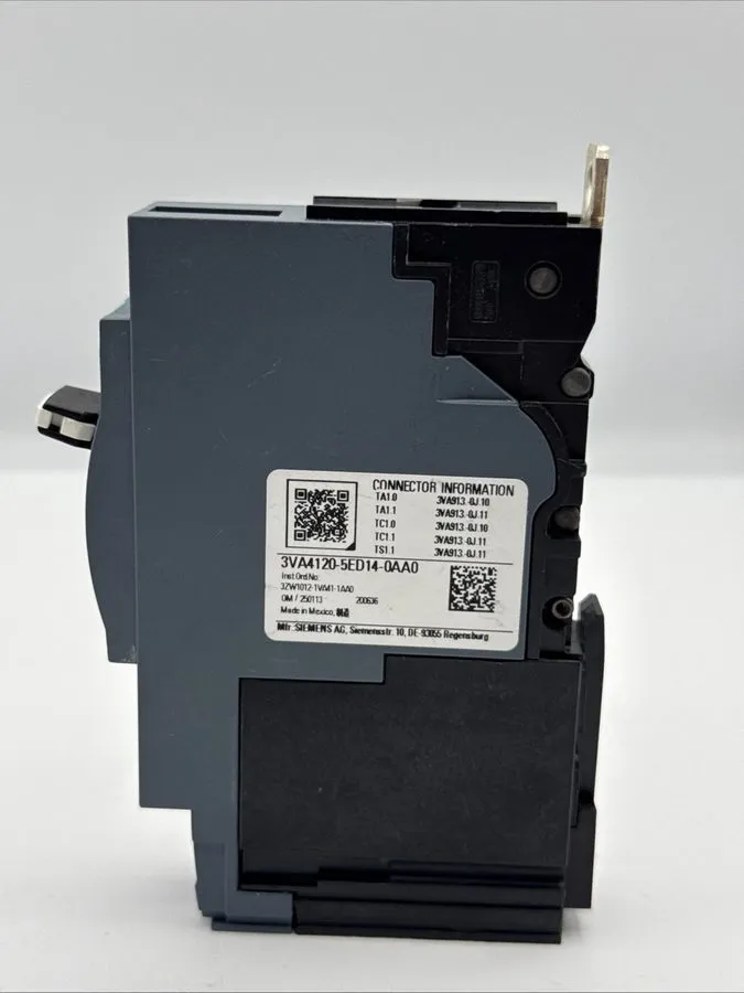 Автоматический выключатель TAKE OUT SIEMENS 3VA4120-5ED14-0AA0 CIRCUIT BREAKER 1