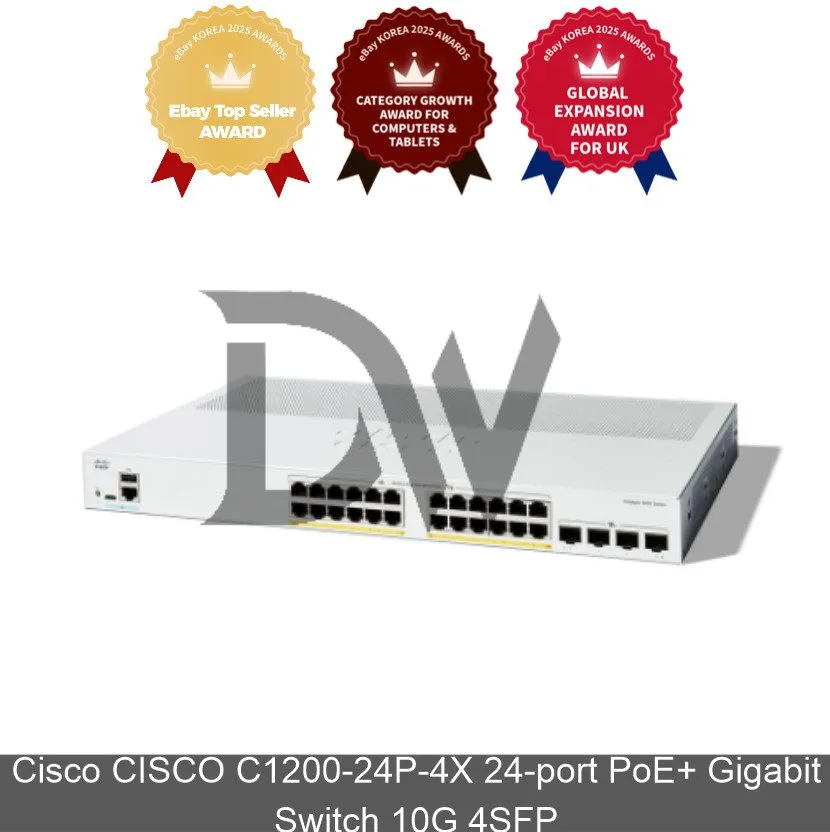 Коммутатор CISCO C1200-24P-4X 24-port PoE+ Gigabit Switch 10G 4SFP / Express