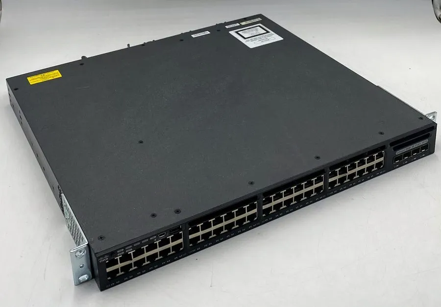 Коммутатор Cisco 3650 Series PoE+ 48 Port Switch, IP Base, WS-C3650-48PS