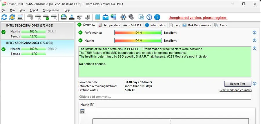 SSD-накопитель Intel DC S3700 400GB SSDSC2BA400G3 2.5" SATA 6Gb/s Enterprise SSD