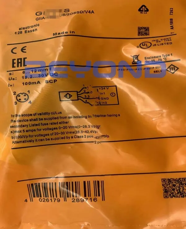 Датчик приближения IFM EFFECTOR GI711S Proximity Sensor Switch 45128