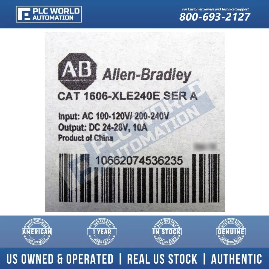 Блок питания Allen Bradley 1606-XLE240E /B Power Supply 120/240 VAC