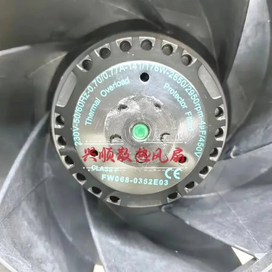 Вентилятор Fan FW068-0352E03 AC230V 225MM Purifier/ inverter centrifugal fan — фото лота 1