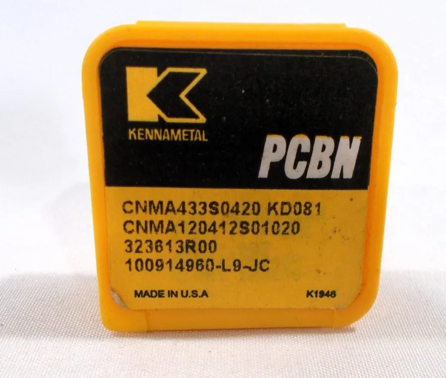 Режущий инструмент KENNAMETAL PCBN HARD TURNING INSERT, CNMA433S0420 KD081, CNMA