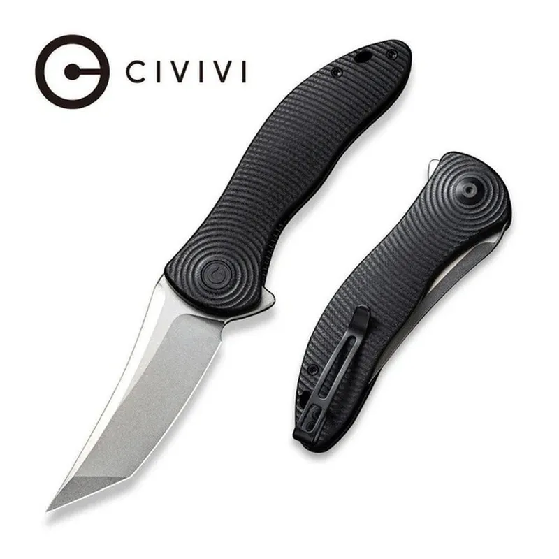 Сервер Civivi Synergy3 Linerlock Black Tanto C20075B-1 3.25" Stainless G10 Foldi — фото лота 1