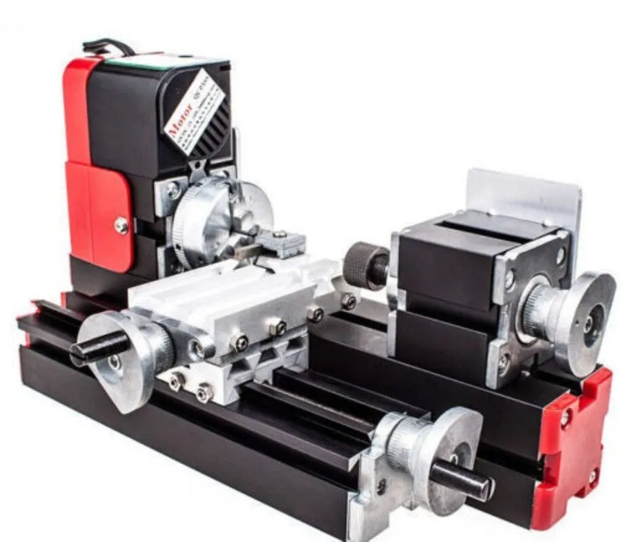 Оборудование ЧПУ Miniature Multifunction Metal Motorized Mini Lathe Machine DIY 
