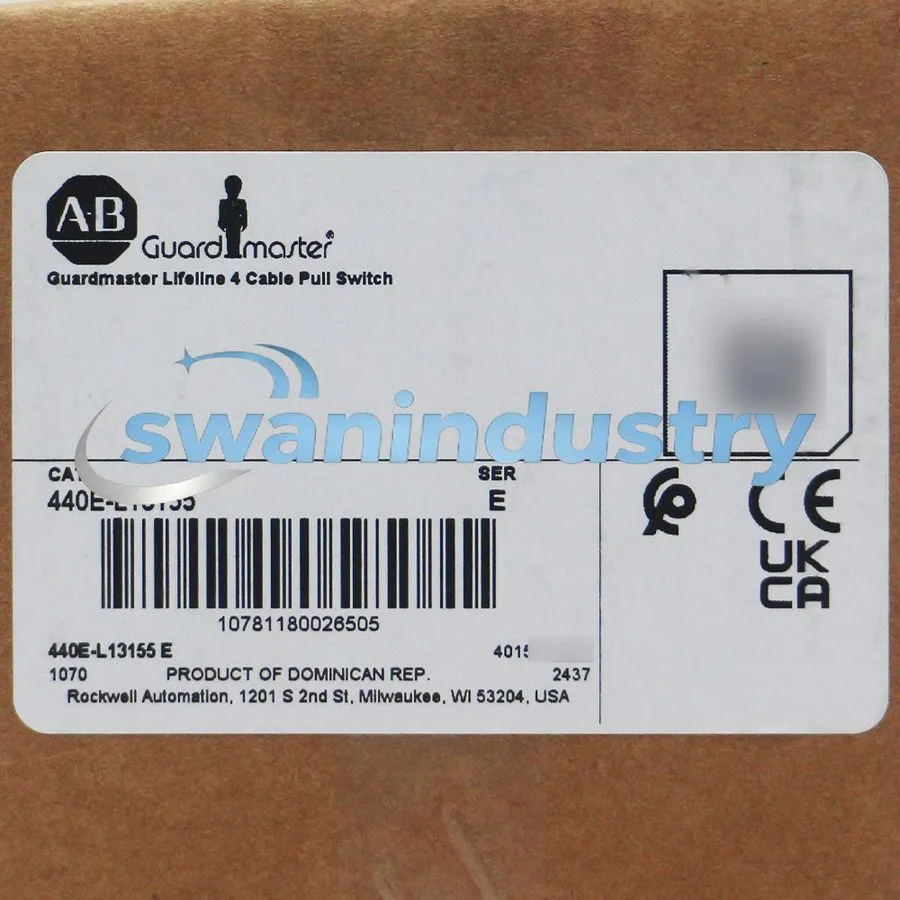 Реле безопасности 440E-L13155 Allen Bradley 440E Guardmaster Lifeline4 Cable Pul