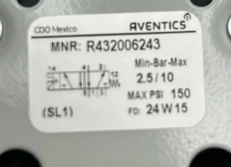 Пневмораспределитель AVENTICS CERAM PNEUMATIC DIRECTIONAL AIR CONTROL VALVE R432