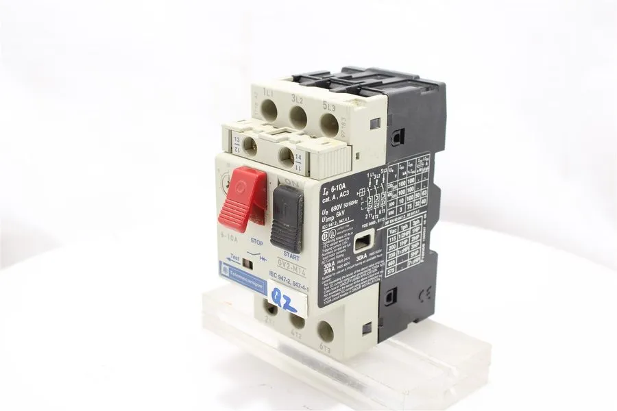 Автоматический выключатель TELEMECANIQUE 6-10 AMP MOTOR CIRCUIT BREAKER 3 POLE 6 — фото лота 1
